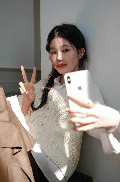 スモーキーVネックノースリーブベスト