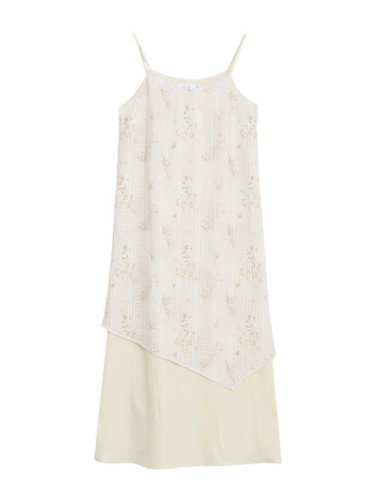 フローラルハルタードレス