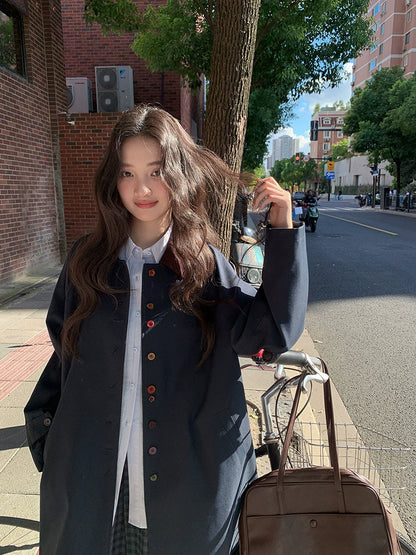 モダンスラウチートレンチコート