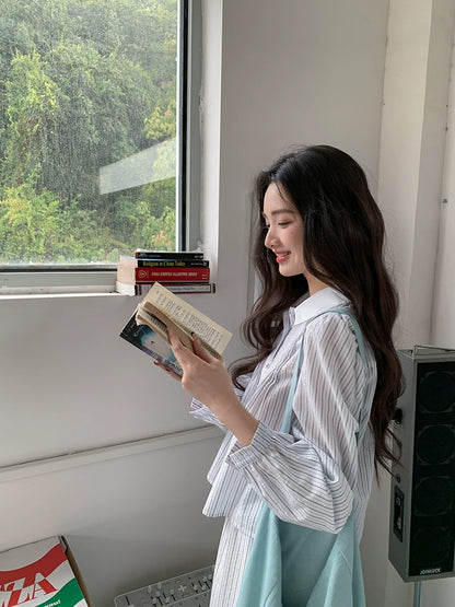 ストライプツーピースセット