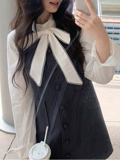 リボン結びドレスセット
