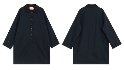 モダンスラウチートレンチコート