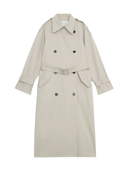シックロングトレンチコート