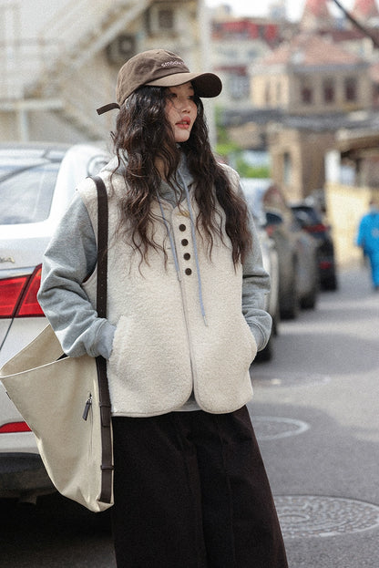 レイヤードウールベスト