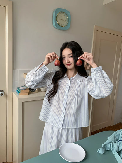 ストライプツーピースセット