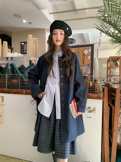 モダンスラウチートレンチコート