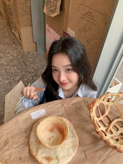 シックフリルハイウエストワンピース