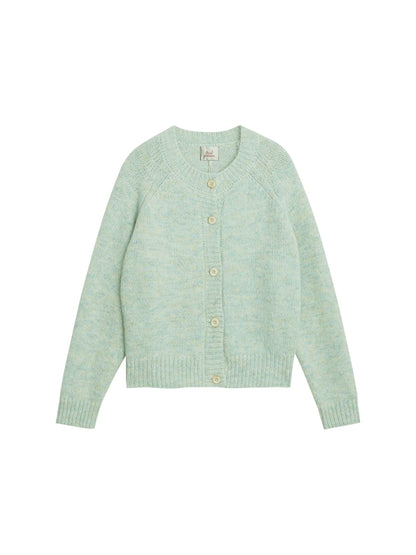 グリーンニットカーディガン