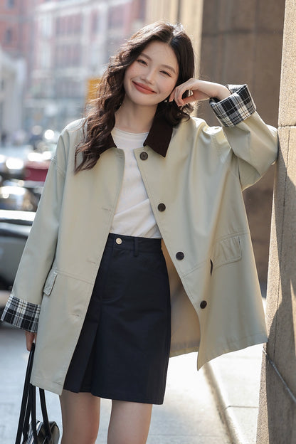 ルーズコットン長袖Tシャツ