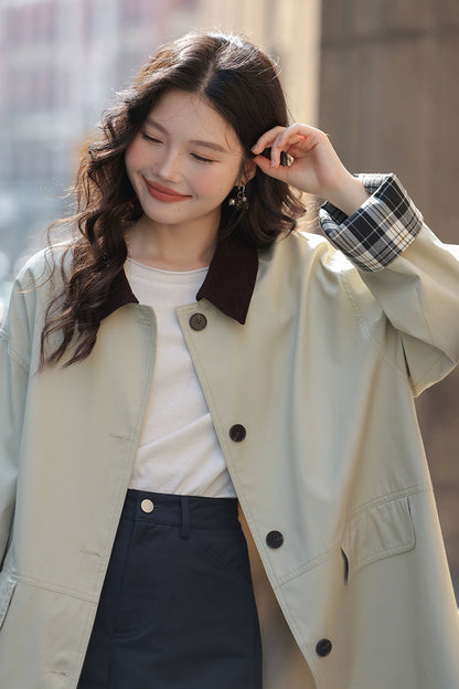 ルーズコットン長袖Tシャツ