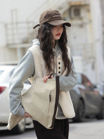 レイヤードウールベスト