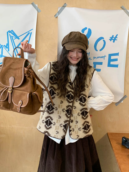 フェアアイルウールベストコート