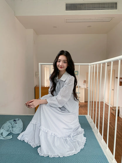 ストライプツーピースセット