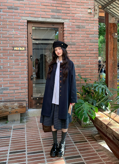 モダンスラウチートレンチコート