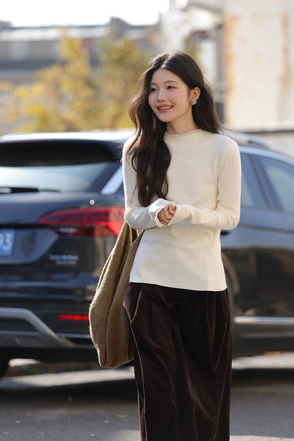 パッチワークニットパンツセール