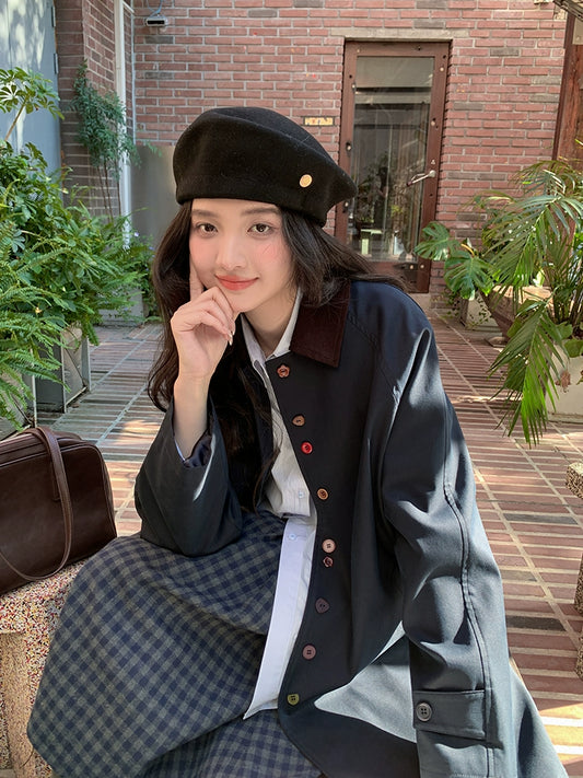 モダンスラウチートレンチコート