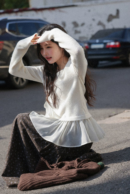 フェアリーフリルニットトップ