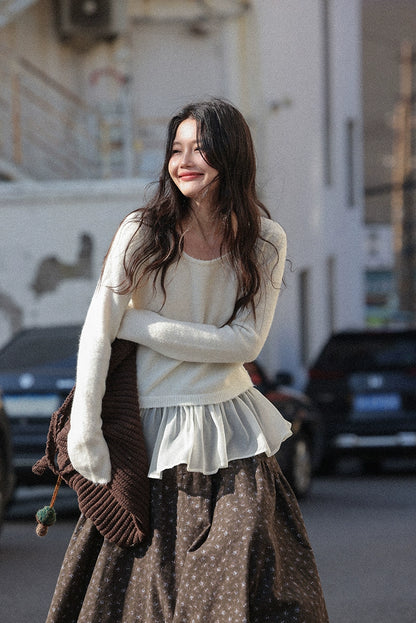 フェアリーフリルニットトップ