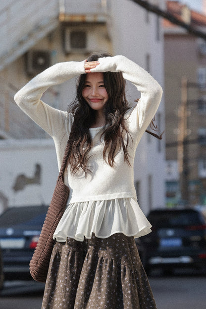 フェアリーフリルニットトップ