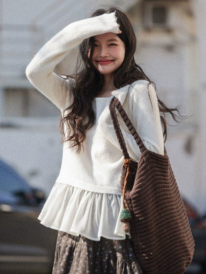 フェアリーフリルニットトップ