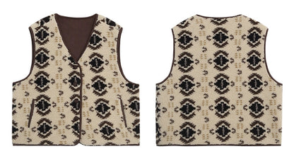 フェアアイルウールベストコート