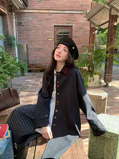 モダンスラウチートレンチコート