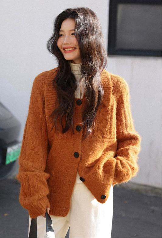 ウール・カーディガン・セーター・セット