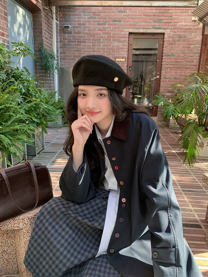 モダンスラウチートレンチコート