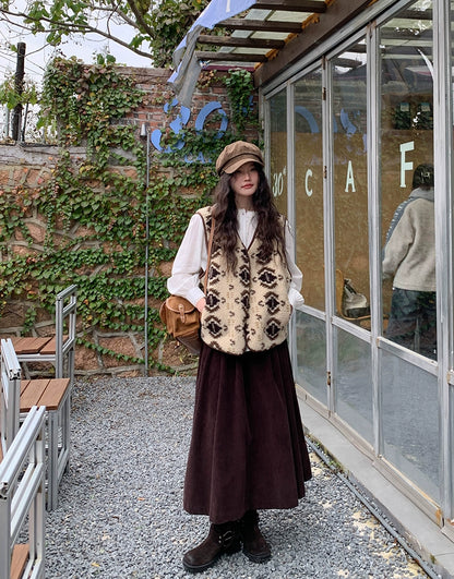 フェアアイルウールベストコート