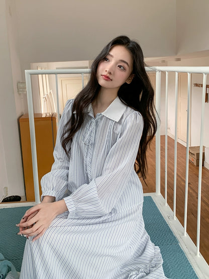 ストライプツーピースセット