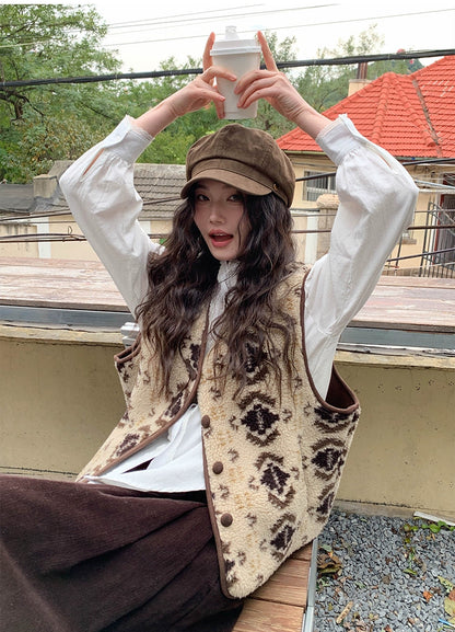 フェアアイルウールベストコート