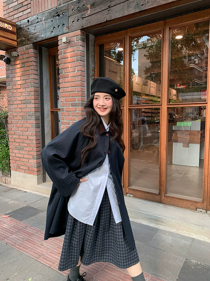 モダンスラウチートレンチコート