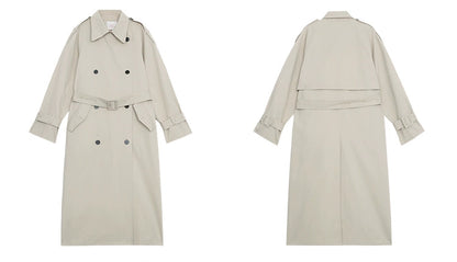 シックロングトレンチコート