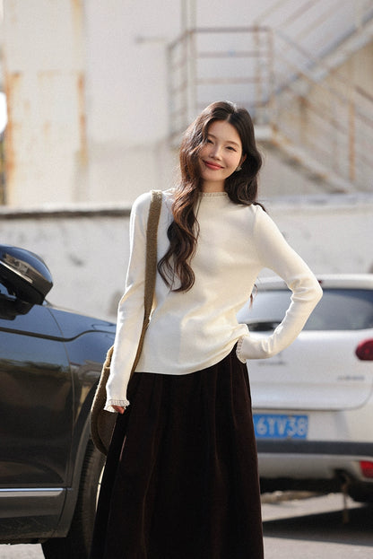 パッチワークニットパンツセール