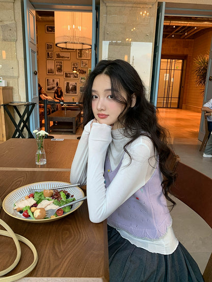 シックハイウエストプリーツスカート