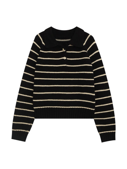 シック・ストライプ・ポロ・ドレス