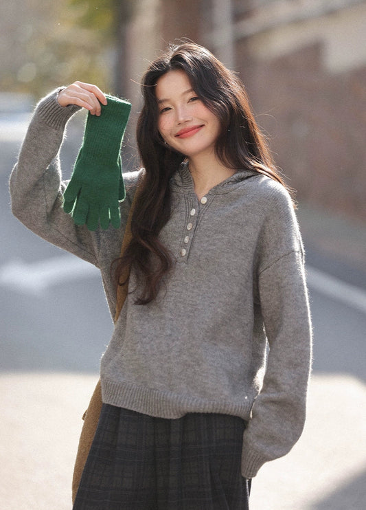 シック・ブイネック・セーター・セット