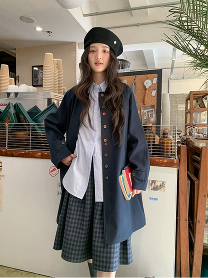 モダンスラウチートレンチコート