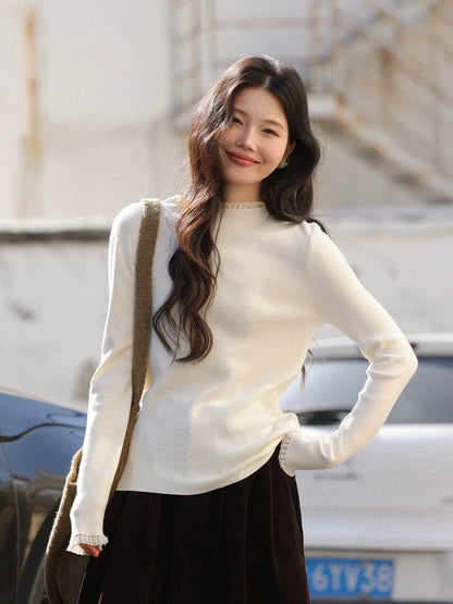 パッチワークニットパンツセール