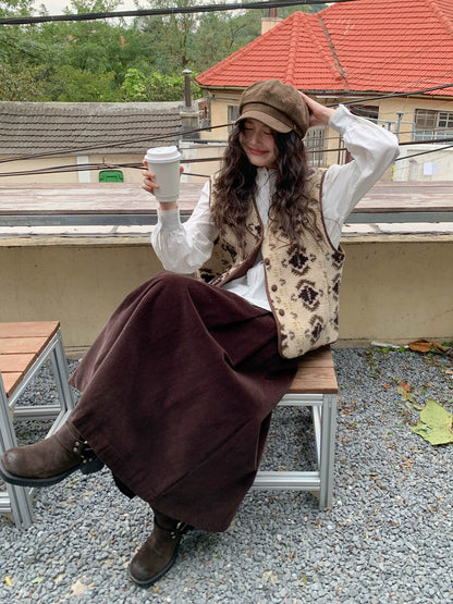 フェアアイルウールベストコート