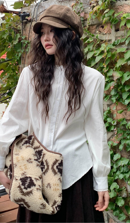 シックフレンチレースブラウス