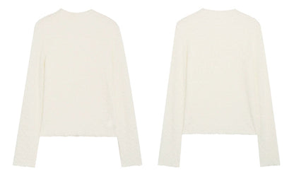 エレガントニットレーストップ