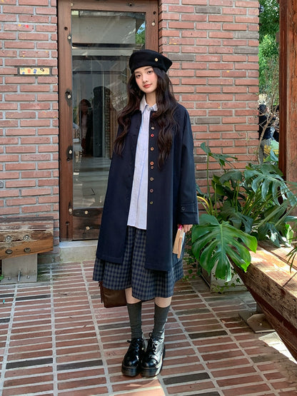 モダンスラウチートレンチコート