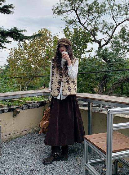 フェアアイルウールベストコート