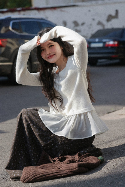 フェアリーフリルニットトップ