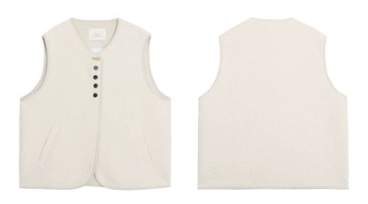 レイヤードウールベスト