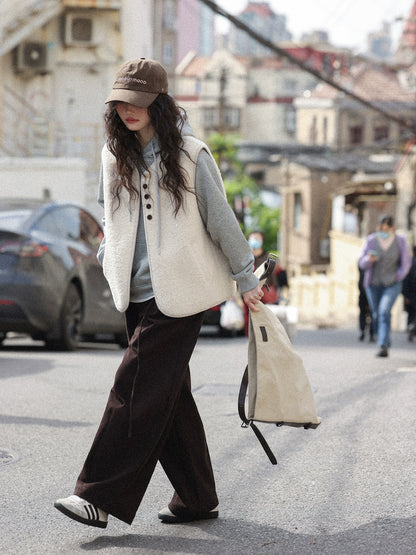 レイヤードウールベスト