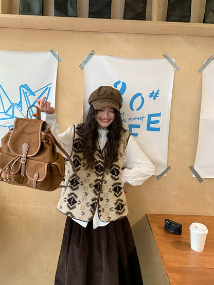 フェアアイルウールベストコート