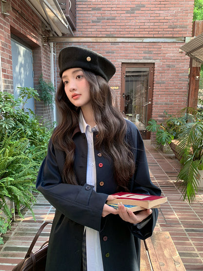 モダンスラウチートレンチコート