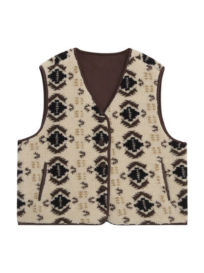 フェアアイルウールベストコート